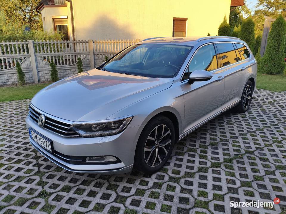 VW Passat B8 20 TDI DSG Rok produkcji 2017 łódzkie Tomaszów Mazowiecki