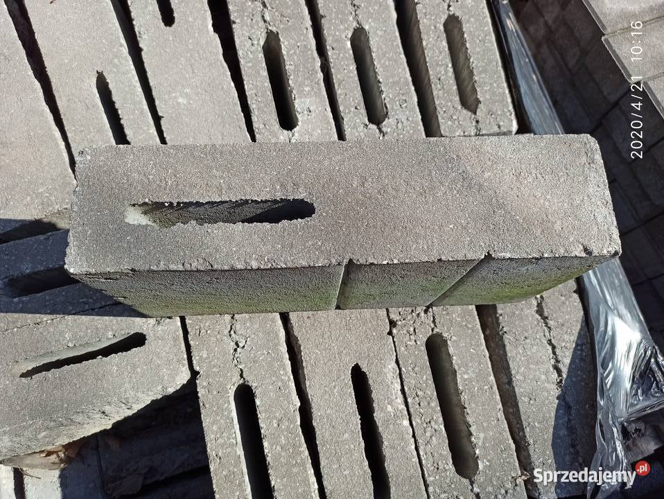 Pustak betonowy 39x10x20 Element ścienny Słupno