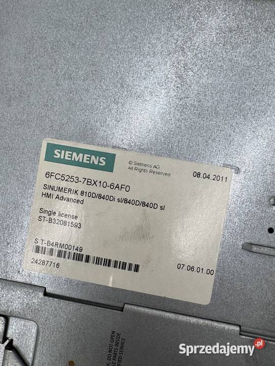 Siemens 6FC52030AF000AA1 6FC52100DF312AA0 Warszawa