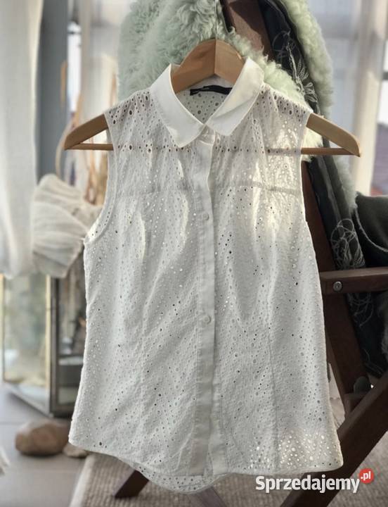 Biała bluzka Karen Millen ażurowa M S Rozmiar 38(M) Warszawa