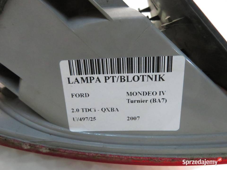 LAMPA PRAWA TYLNA FORD MONDEO IV Turnier BA7 osobowe Lampy tylne Części samochodowe małopolskie