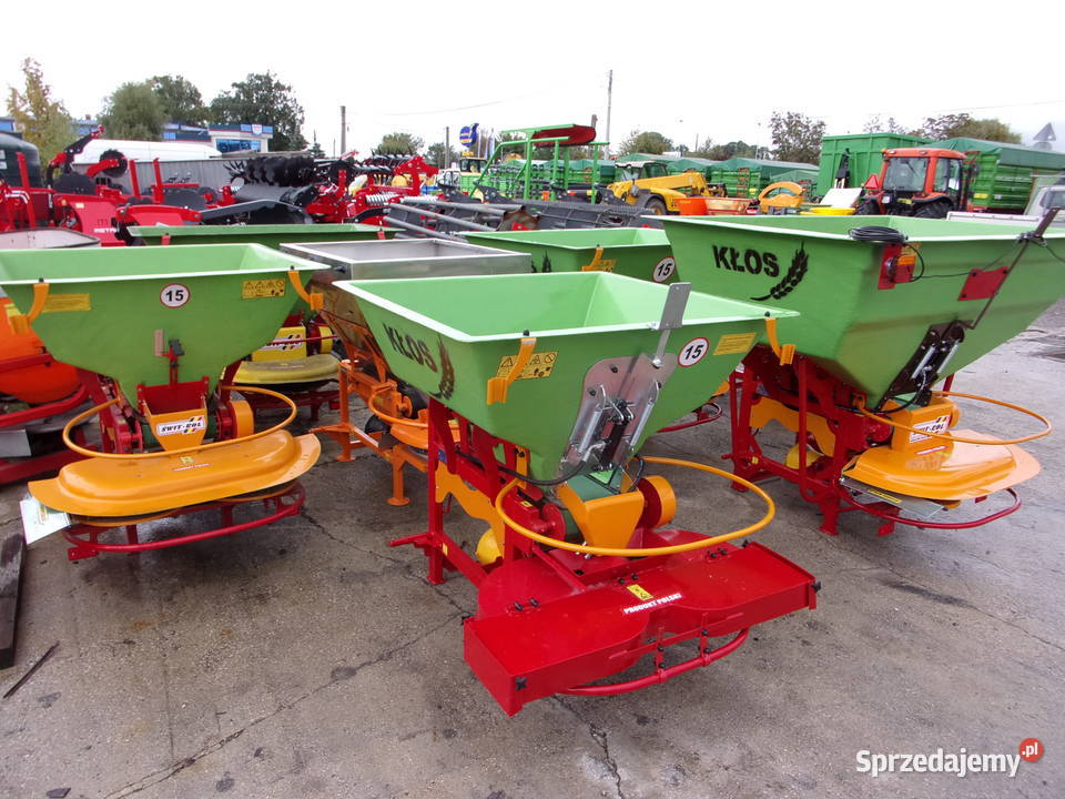Rozsiewacz nawozowowapienny KŁOS 600 2tarczowy w