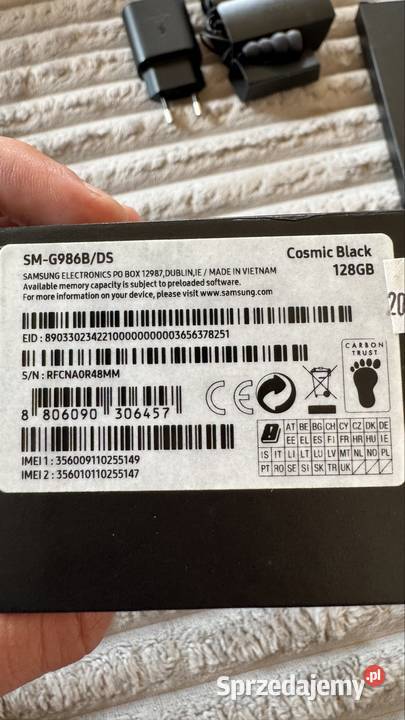 Samsung Galaxy S20 plus 128gb czarny Samsung małopolskie Alwernia