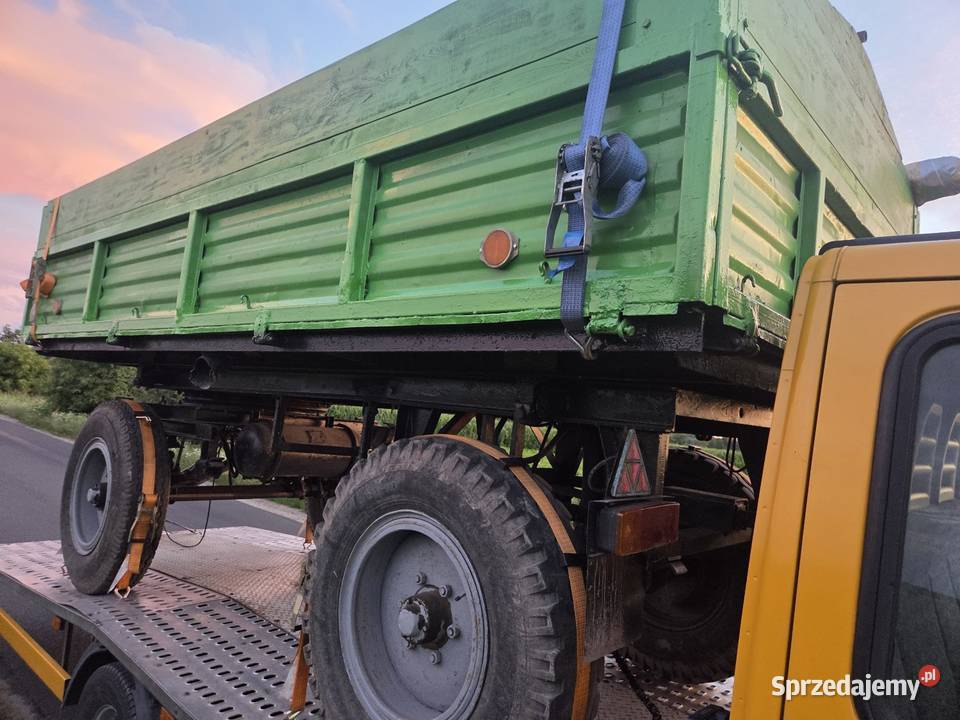 Przyczepa rolnicza Autosan Sanok D732 4t łódzkie Złoczew sprzedam