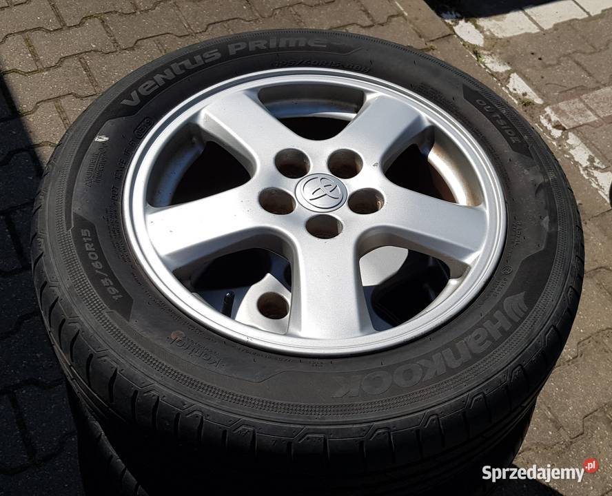Felgi aluminiowe z oponami Toyota 5x100 6Jx15 Poznań