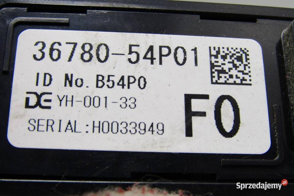 MODUŁ STEROWNIK SUZUKI VITARA III 15 3678054P01