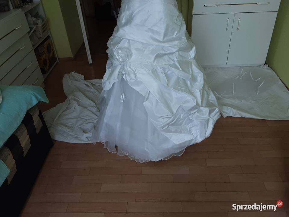 sprzedam suknię ślubną biały Ruda Śląska