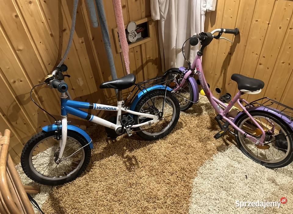2x rowerki dzieci hudora pegasus