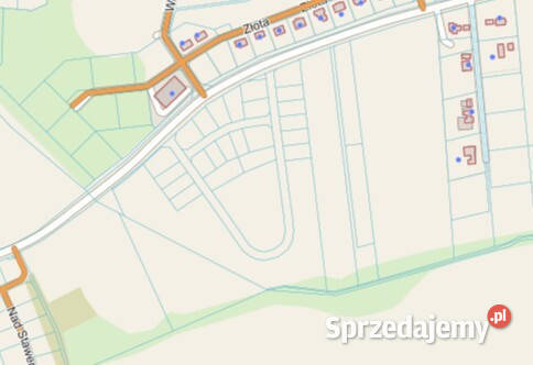 Teren inwestycyjny pod mieszkalnictwoWarzymice asfalt Warzymice