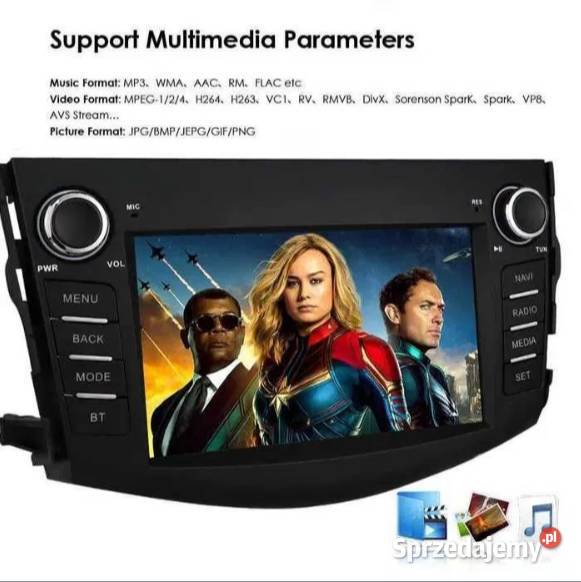 Radio Android Toyota Rav 4 wifi bluetooth gps Ożarowice sprzedam