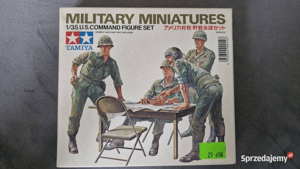 Tamiya 35079 US Command Figure Set 135 Unikat Modelarstwo