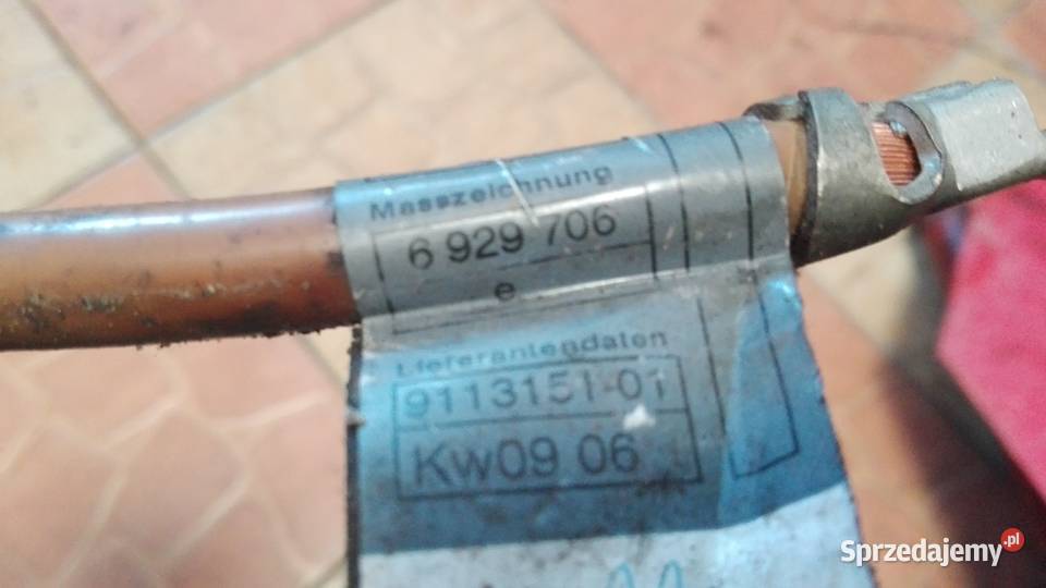 KLEMA PRZEWÓD MINUSOWA MINUS BMW 3 E90 E91 Kiełczyna