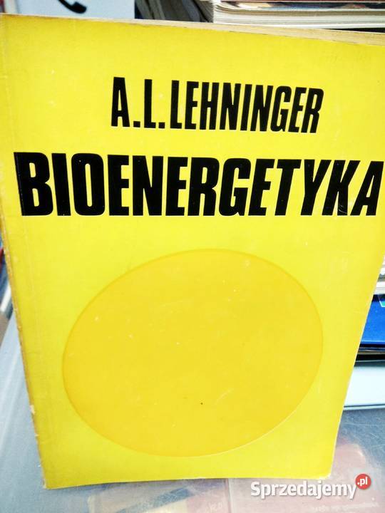 Bioenergetyka Lechniger Antykwariat Warszawa