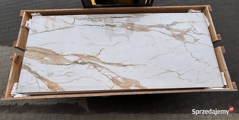 gres 120x280 marmur poler paradyż calacatta gold Zakopane