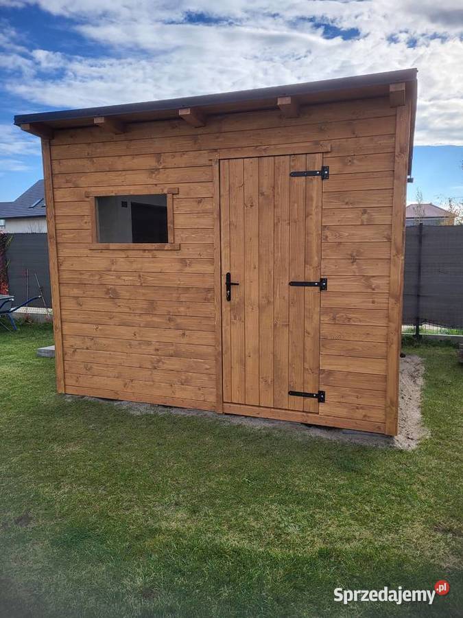 Domek narzędziowy ogrodowy nowoczesny 25x2
