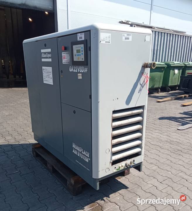 Sprężarka śrubowa ATLASCOPCO GA22VSD 22kW Wilków