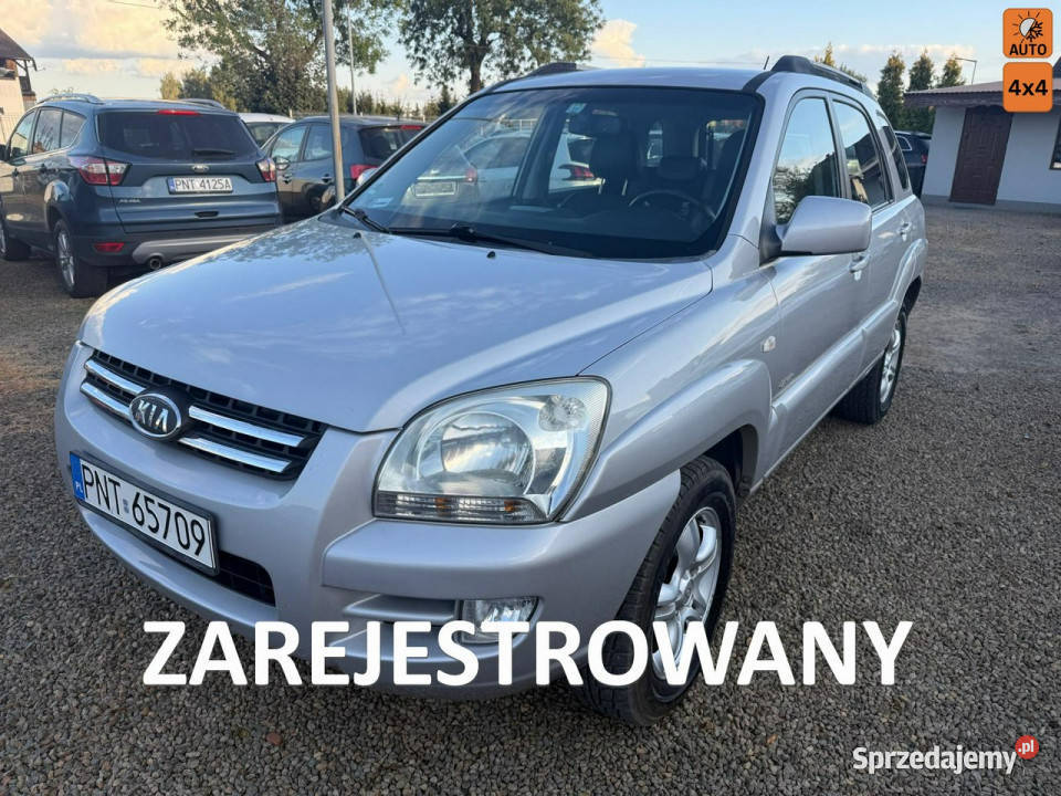 Kia Sportage 4WD klima zarejestrowany II ASR (kontrola trakcji) Zbąszyń