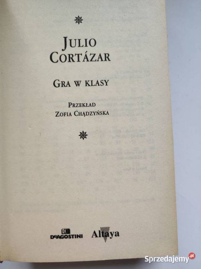 Gra w klasy Julio Cortzar De Agostini Altaya Kielce