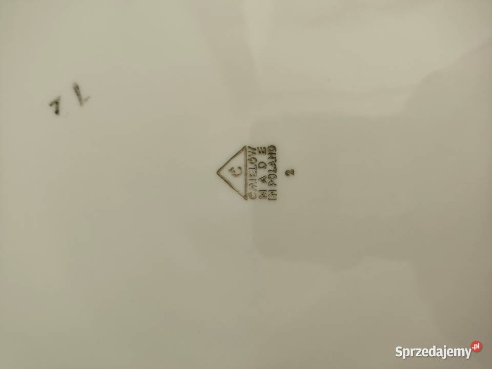 Talerz półmisek porcelanowy Ćmielów fi 33 Głuchołazy