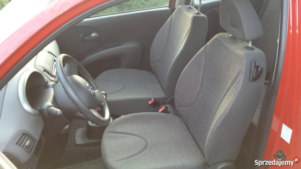 Nissan Micra 12 65 czerwony 1wszy właściciel poduszka powietrzna Micra Ożarów Mazowiecki
