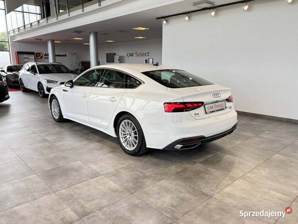 Audi A5 Sportback VAT 23 40TFSI mHEV 204 Stronic kurtyny powietrzne Motoryzacja Myślenice