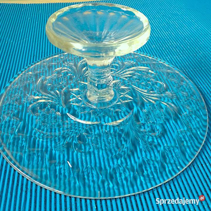 szklana patera Hortensja małopolskie Bukowno