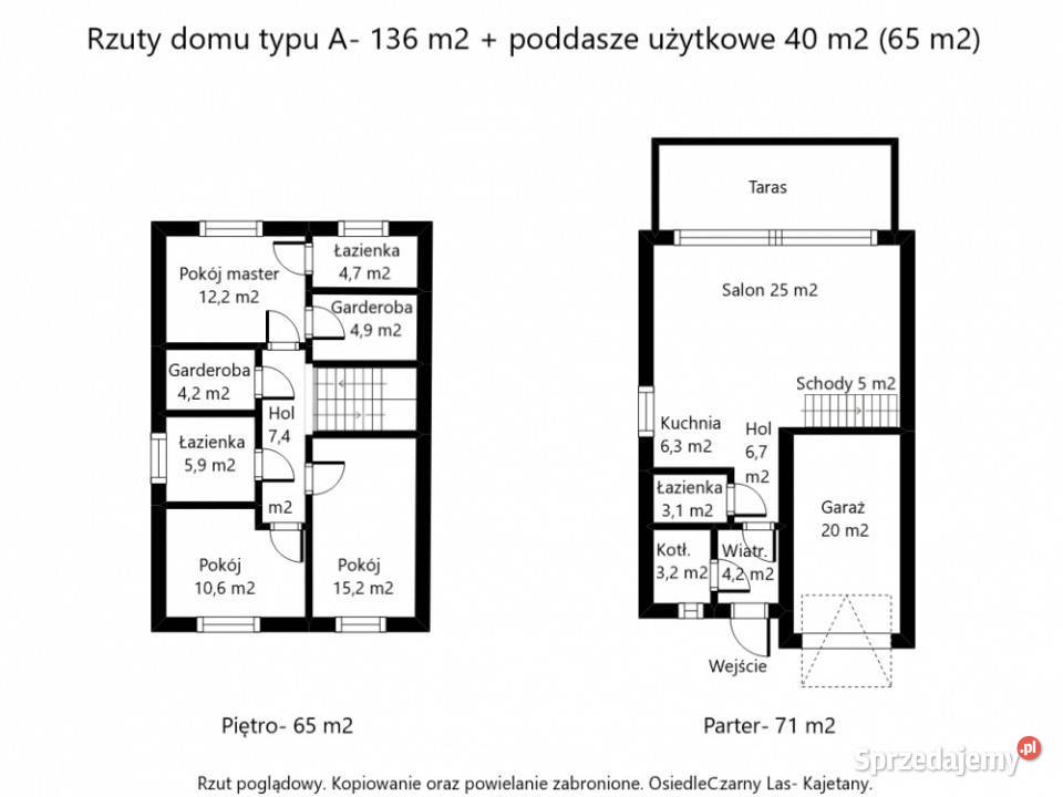 Energooszczędny dom premium 176 216 m2 Kajetany