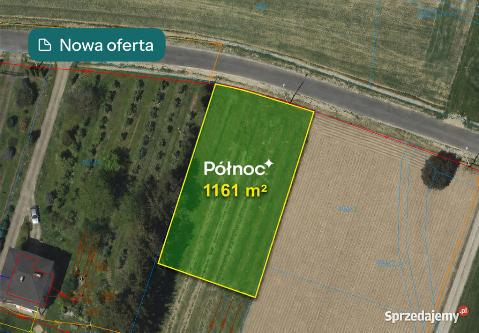 Działka budowlana z pozwoleniem Sporniak lubelskie