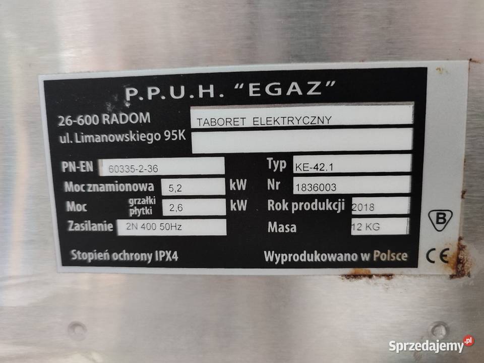 Kuchenka elektryczna 2palnikowa KE421 Wrocław sprzedam