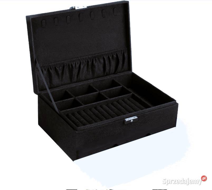 Szkatułka Kuferek Pudełko Organizer na Biżuterię