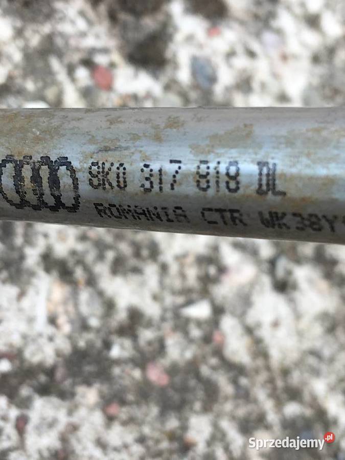 PRZEWODY OLEJOWE SKRZYNI 8K0317818dl 8K0317817DL Szczecin sprzedam