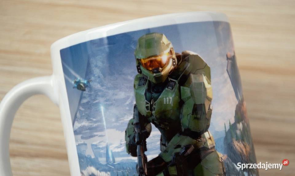 Halo gra prezent gracza geeka zestaw Poduszka Kultura i Rozrywka