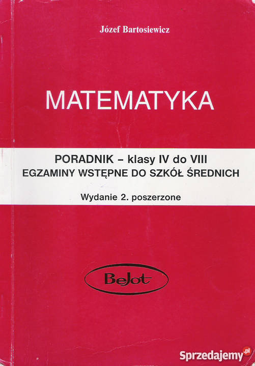 Matematyka J Bartosiewicz Puławy
