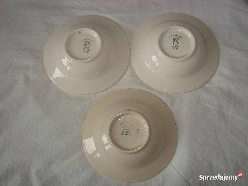 Włocławek fajansowy talerzyk Pruszcz Gdański