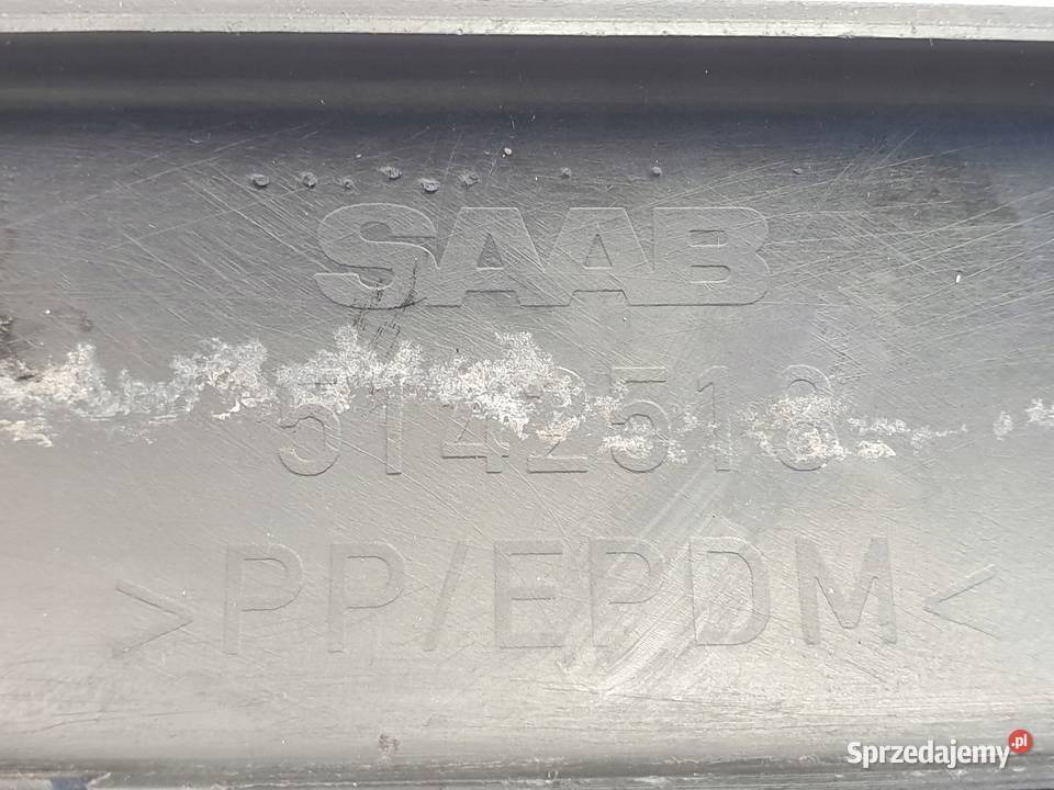 Saab 95 95 lift LEWA LISTWA ZDERZAKA tył 5142518 Rudka