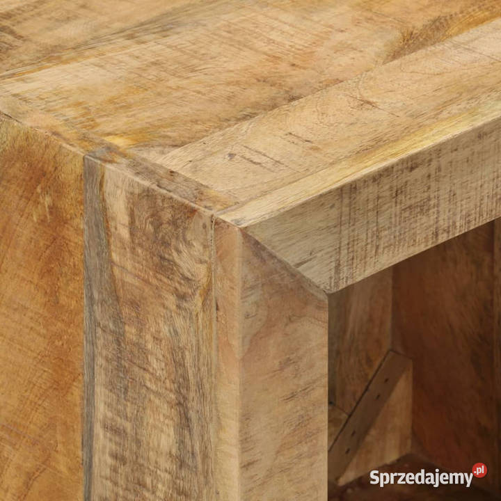Stołek 40x30x40 lite drewno mango WM337838 mazowieckie Warszawa