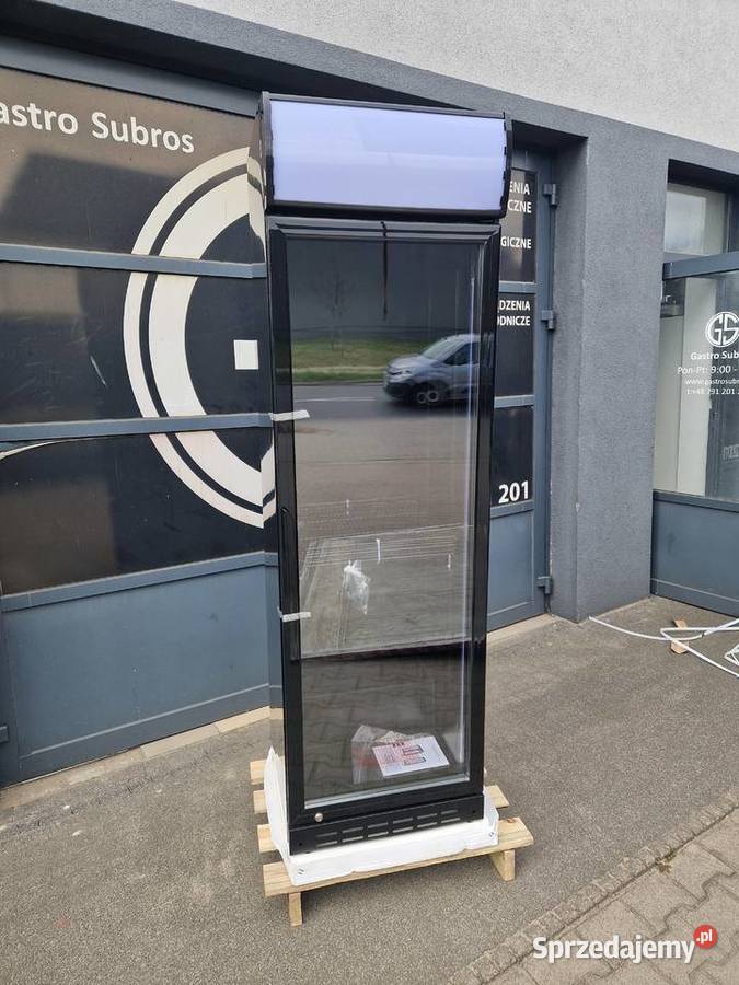 Szafa Chłodnicza 1drzwiowa przeszklona 386L Biznes i Przemysł Ostrów Wielkopolski sprzedam