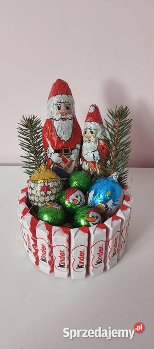 Świąteczny box Kinder 13 prezent na Mikołajki i Czekolady i czekoladki Wrocław