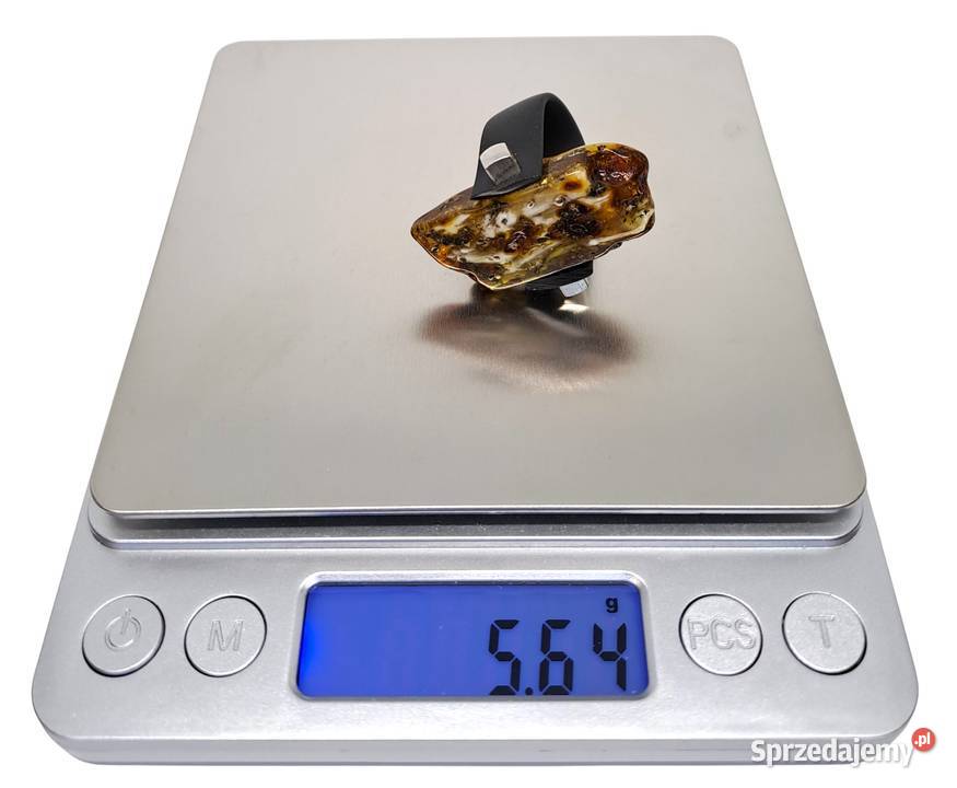 Pierścionek z bursztynu BURSZTYN polerowany mazowieckie Warszawa