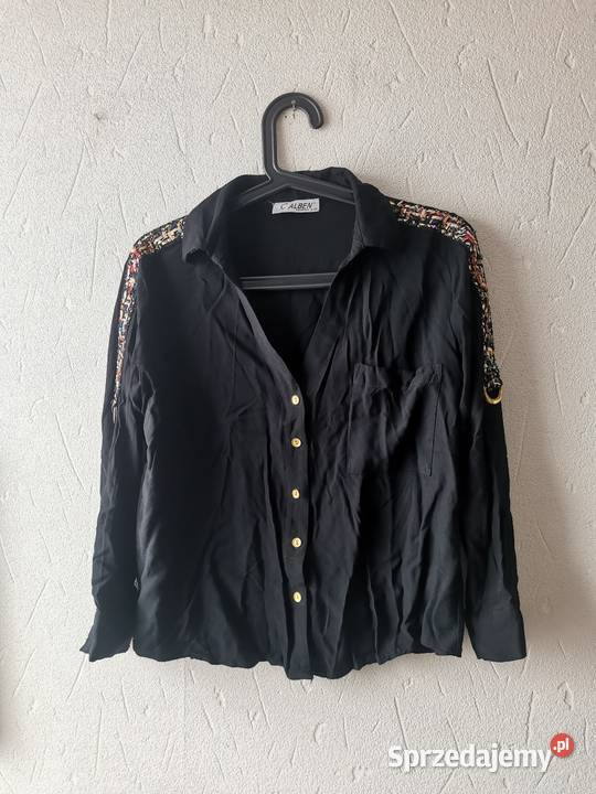 Czarna koszula Odzież damska Kraków