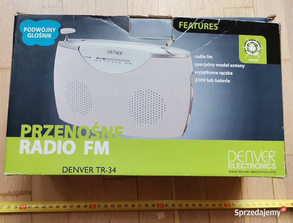 251 Radio DENVER sprawne małe i kompaktowe Audio Łódź sprzedam