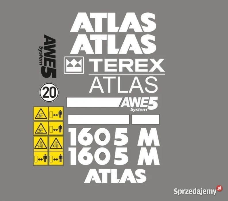 Naklejki oklejenie naklejka ATLAS 1605 M mazowieckie Janików