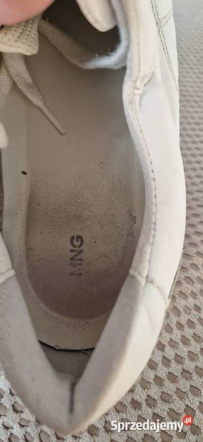 buty białe sportowe skóra 39 MNG Obuwie sportowe Kraków