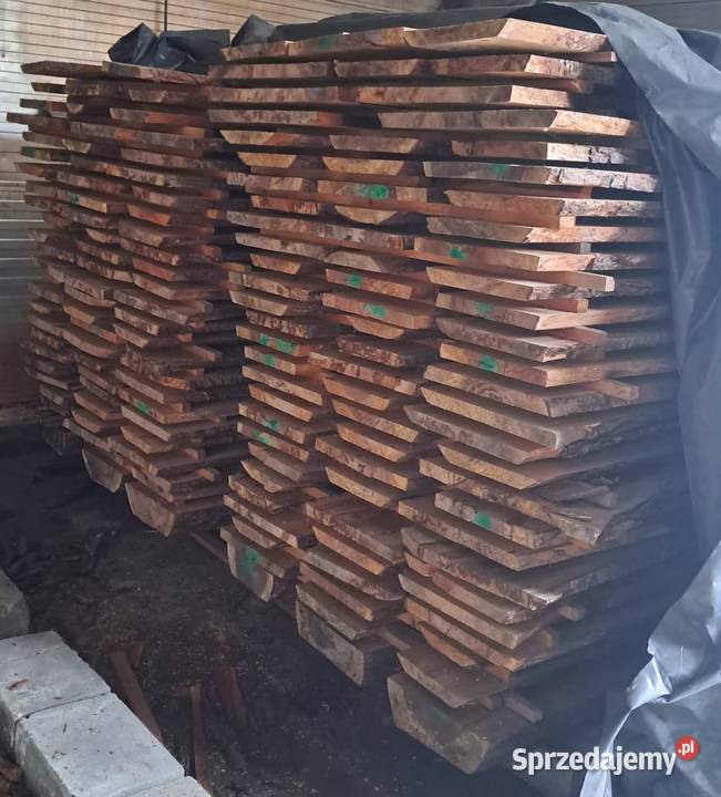 Tarcica nieobrzynana sezonowana sosnowa 1686 m3 śląskie