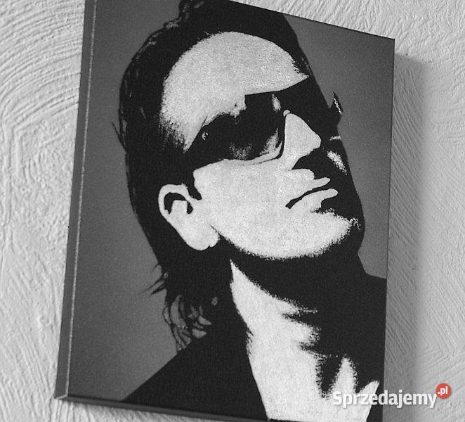 U2 Bono Obraz ręcznie grawerowany na blasze świętokrzyskie Sandomierz