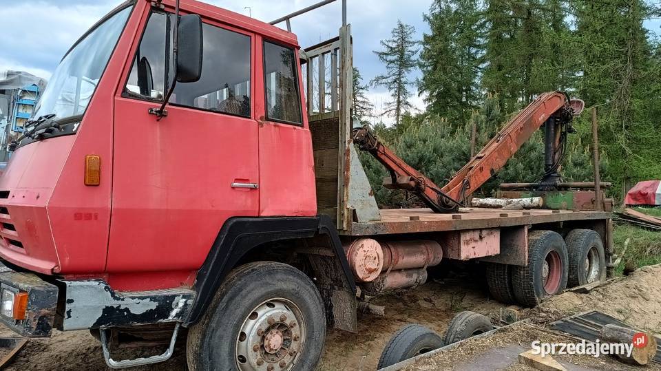 Samochód do drewna przyczepa lubuskie Skwierzyna