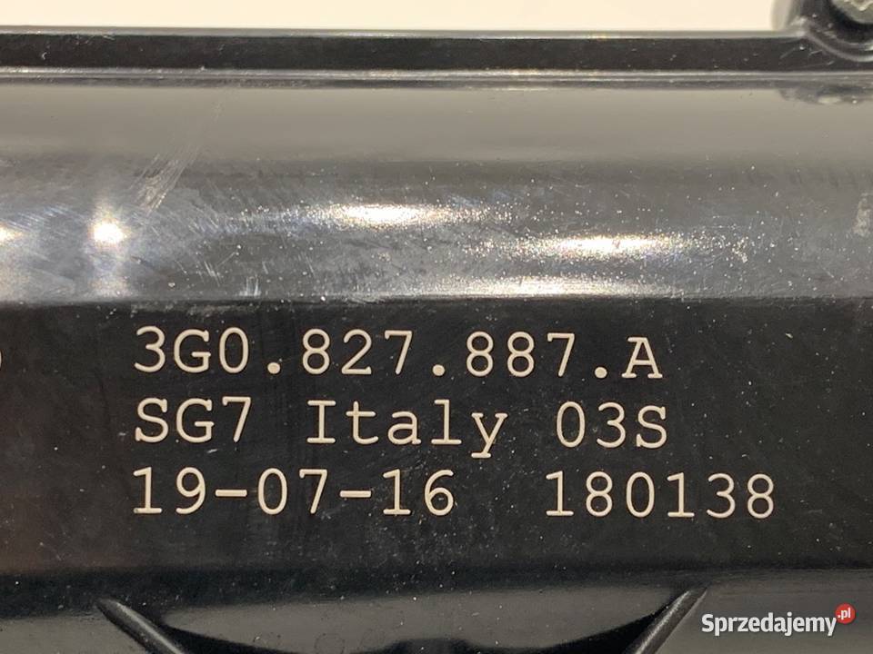 DOCIĄG KLAPY TYŁ VW PASSAT B8 3G0827887A 20 190 osobowe Klapy bagażnika