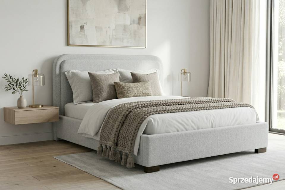 MARCUS łóżko 180x200 piękny zagłówek pojemnik Kielce sprzedam