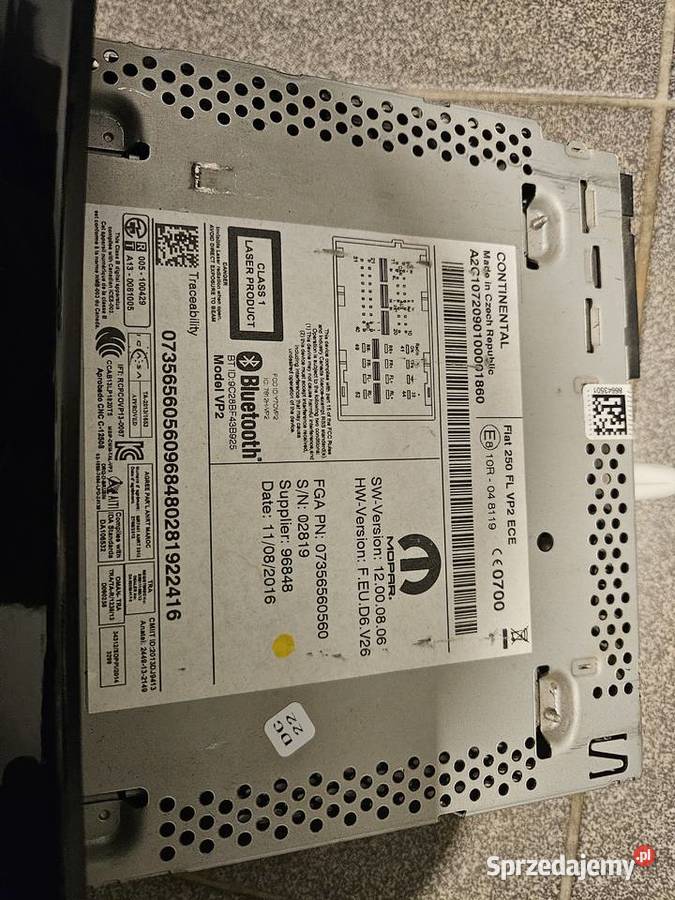 Oryginalne radio z Fiata Ducato Kęty sprzedam