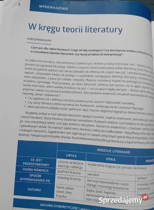 Język polski 1 Sztuka wyrazu Cz1 starożytność tradycyjny podręcznik Koźminek